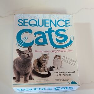 Sequence Cats Board Game, Homeschool, Family Fun, Logic